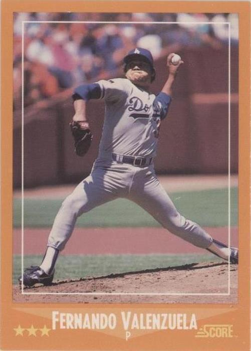 1988 Score - Fernando Valenzuela #600 - 1 of 1