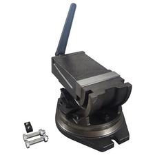 0-90° 6" Bench Vise Clamping Tool Tilting and Swiveling Milling Vise 120mm Open