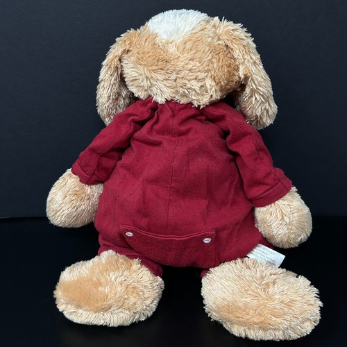 Bunnies by the Bay Skipit Dog Plush Red PJ Suit Rattle Stuffed Animal Weighted - Picture 4 of 8