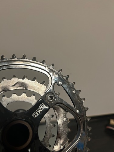 TruVativ Fixe X AL GXP 44-32-22T Trushift 9s Triple Crank MTB 175mm Black - Picture 9 of 12
