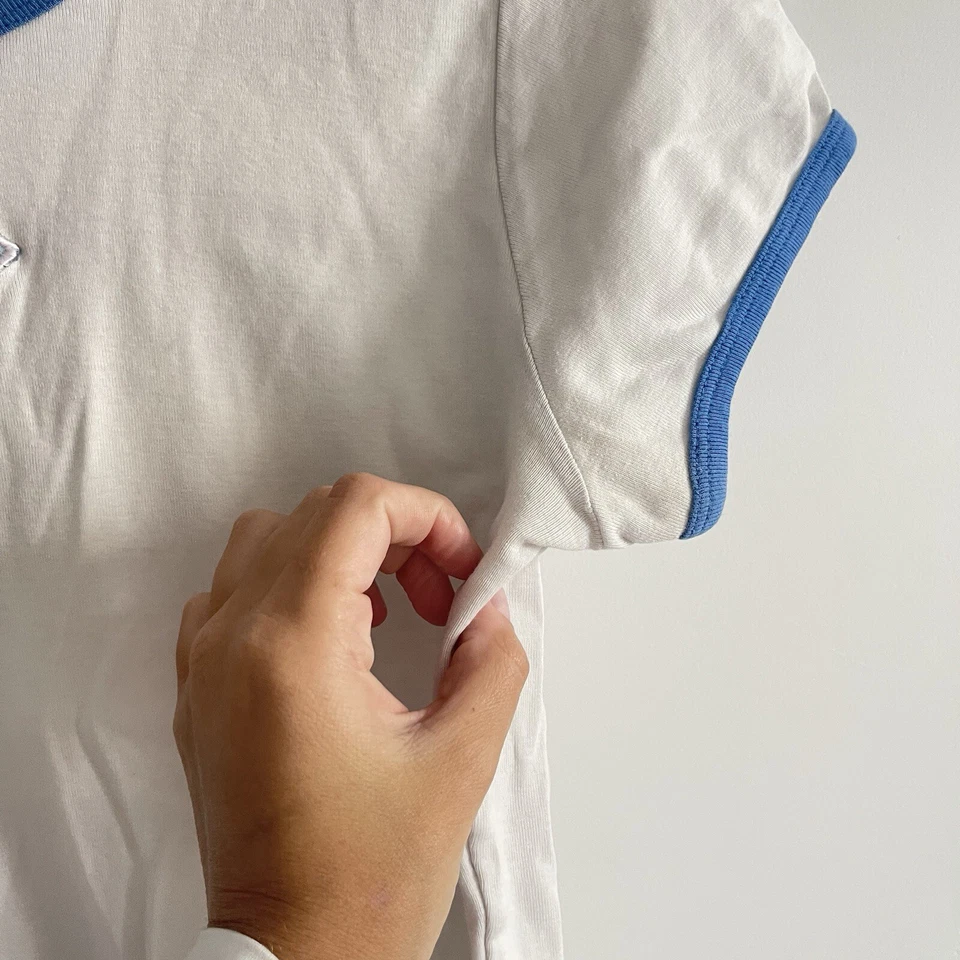 Camisa de Colección RARA Roxy Talla XL Manga Tapa Se Ajusta Como Pequeña Y2K Años 2000 Foto 2 de 4