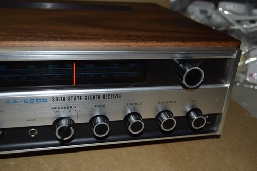 Akai AA-6600 Solid State 2-Channel Stereo Receiver - Serviced - Upgraded Lights - Picture 5 of 18