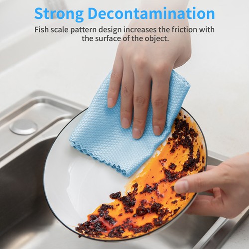 5PCS Reusable Non-Staining Microfiber Cleaning Towel Kitchen Cleaning Towel USA - Picture 20 of 45