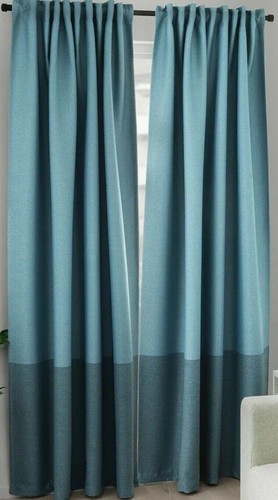 Ikea MARJUN 2 Gardinenschals Vorhänge 145x250 blau Verdunkelung NEU OVP