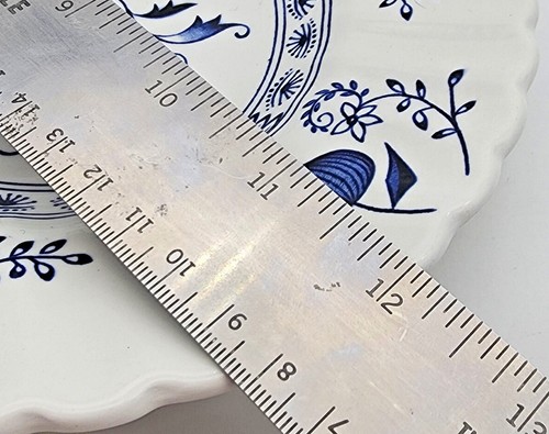 Artículos de cena y servicio Enoch Wedgwood (Tunstall) azul blanco Heritage cebolla azul - Imagen 28 de 38