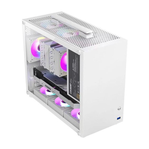Translation Gaming Computer Case z uchwytem Uchwyt Chłodzenie PC Tower do M-ATX / ITX - Zdjęcie 10 z 14