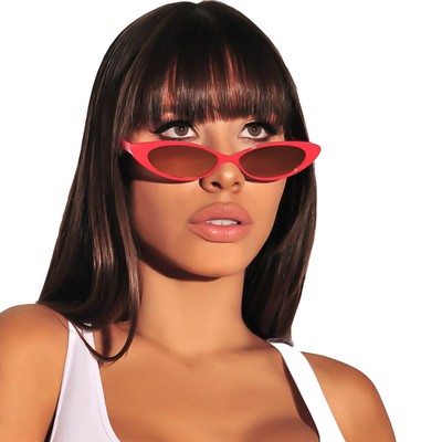 Vintage skinny cat\'s eye sunglasses Circa 2000\'s.... Early 2000s Vibe Pin-Up Style Authentic Vintage Subtle Cat  main image 4