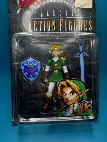 Nintendo Legend of Zelda Link Action Figure New! NIP 1998 Ocarina of Time - Picture 5 of 8