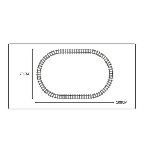 1260pcs Technical Train Railway Track Building Blocks Subway Assemble Bricks Toy - Picture 3 of 9