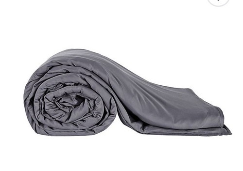 Therapedic Luxury 20 lb Large Weighted Cooling Blanket in Grey 54 x 74" - Picture 2 of 6
