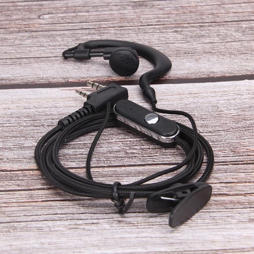 2Pin Walkie Talkie Earpiece Headset Earphone Mic For BAOFENG UV-5R BF-888S Radio - Imagen 10 de 15
