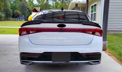 Alerón trasero de fibra de carbono real para kia K5 GT 2021-2024 - Imagen 13 de 13