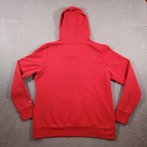 Jefferson College Hoodie Youth 2XL XXL Red Pullover Sweatshirt Solid Sweater - Picture 7 of 11