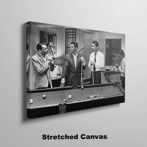 The Rat Pack Playing Pool Movie Leinwand Modern Home Art ~ 5 Größen - Bild 5 von 12