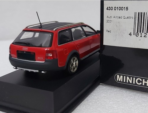 Audi A6 C5 Avant Allroad 2.5 Quattro Rosso 2001 1:43 Minichamps 400 010015 RARO!! - Foto 4 di 11