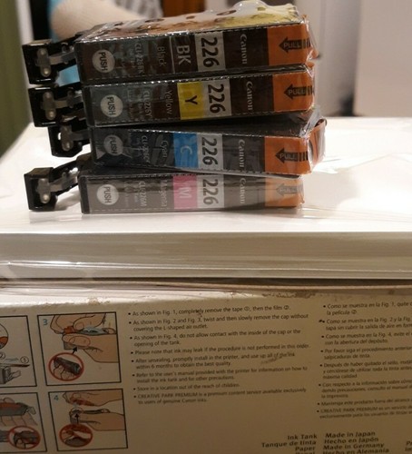 Canon CLI-226 Kombipack Tinte - Schwarz, Cyan, Magenta & 50 4x6 Fotopapier  - Bild 5 von 7