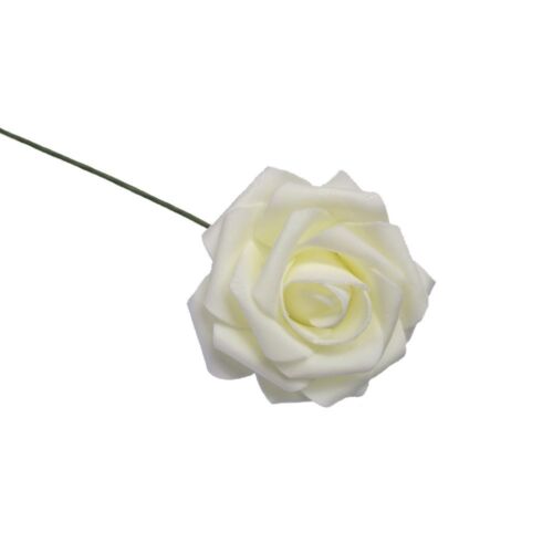 Artificial Foam Roses Flowers With Stem Wedding Bride Bouquet Party Decor - Picture 3 of 21