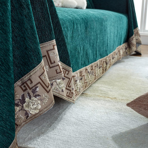 Sofa Covers for 3 Cushion Couch Sofa Universal Furniture Protector Chenille Couc - Picture 9 of 9