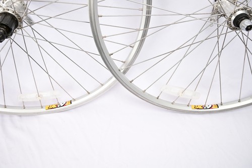 Wheel Master 26" Wheelset Alloy MTB Bike Double Wall Weinmann ZAC19 Shimano 8-10 - Picture 7 of 8