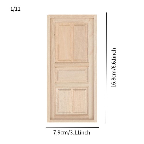 1/12 Dollhouse Door Micro Landscape Furniture for Home DIY Scene Living Room - Bild 7 von 7