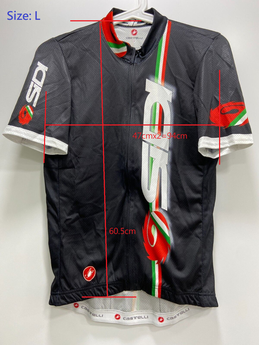 Castelli Sidi Dino 2 Men s Cycling Short Sleeve Jersey Black