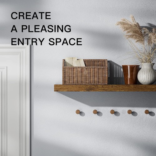 AMADA HOMEFURNISHING Floating Shelves, Wall Mounted Shelves with Invisible Brckt - Picture 4 of 8