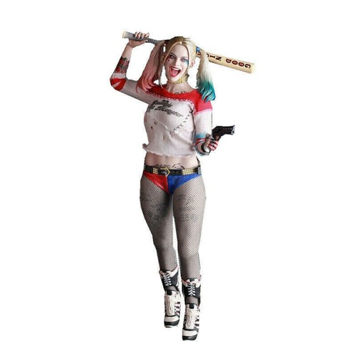 1/6 Suicide Squad Harleen Quinzel Quinn Figure Model Real Clothes PVC Statue Toy - Picture 9 of 9