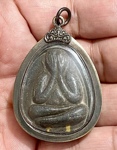 THAI AMULET PHRA PIDTA LP TOH BUDDHA PENDANT TALISMAN CHARM MAGIC HOLY LUCK K972