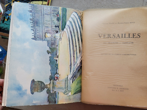 Versailles E PILON M PIERRE-BOYE C CARLIER-VIGNAL éd Arthaud 1929 n° 178 - Foto 5 di 7