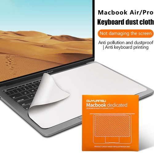 Cleaning Cloth Cover For Apple, For MacBook Pro Inch , Laptop Keyboard Blanket - Photo 2/14