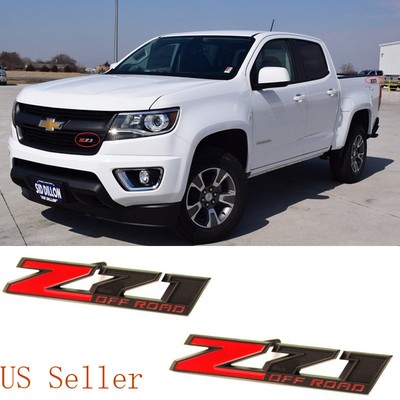 OEM 23465289 Z71 Off Road Door Nameplate Emblem Pair for Chevy Silverado Pickup