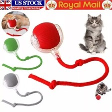 Automatic Rolling Ball Smart Cat Dog Toy Electric Pet Self-moving Kitten Game US