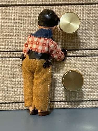 1920-1940’s VINTAGE COWBOY doll Toy, rope - Picture 6 of 7