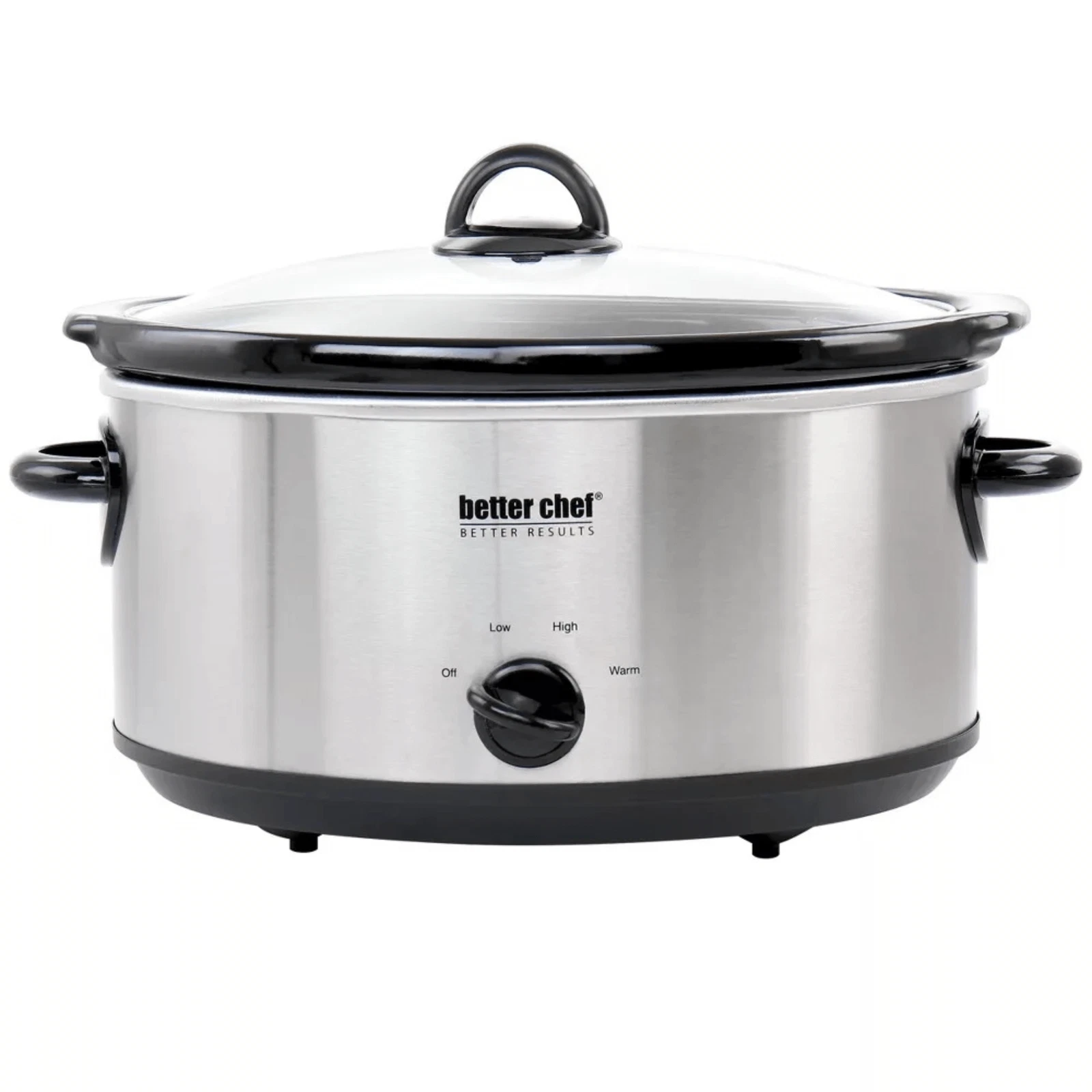 Better Chef 6-Quart Oval Stainless Steel Slow Cooker w Removable Stoneware Crock
Opens in a new wind