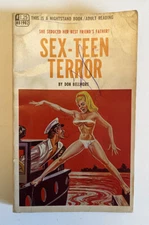 1968 Greenleaf Classics- Adult Paperback Book- Sex-Teen Terror