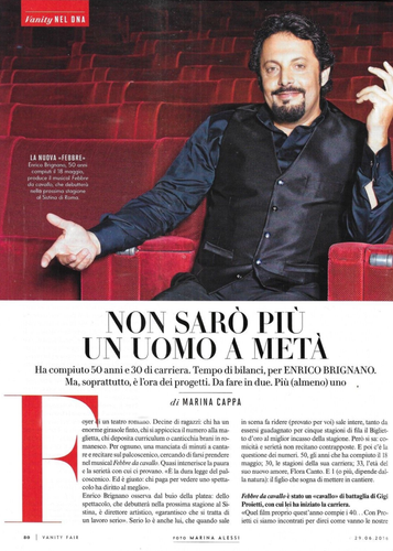 Vanity Fair Magazine Laura Pausini Sam Claflin Charlotte Rampling Bianca Balti - Picture 7 of 12