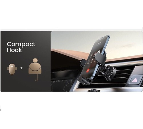 Car Phone Holder Mount Vent Grip Lock System 360° Rotation For iPhone Samsung - Picture 6 of 13
