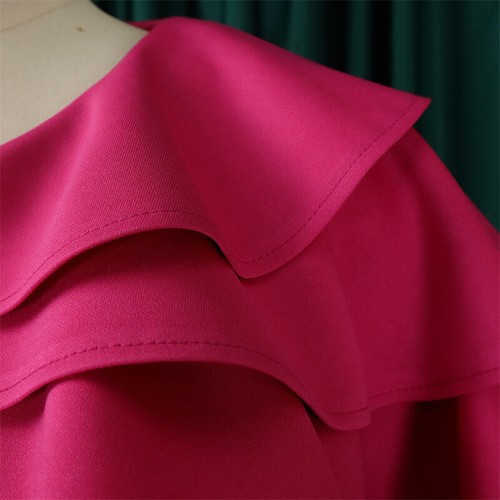 Dress Large Size Dress Ol Short Sheath Women's Sleeve Dress African Ruffled - Bild 34 von 39