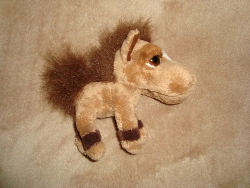 Russ Lil Peepers Horse JUMBALAYA 5" Long x 4.5" tall Plush & Beans - Bild 3 von 6