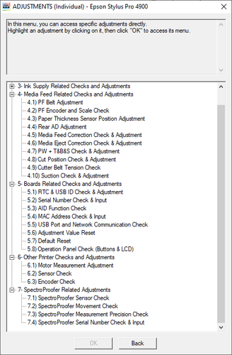 Epson Adjustment service Program ALL Models Stylus Pro SureColor +Service Manuel - Picture 131 of 183