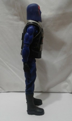 GI JOE 12'' Hooded Cobra Commander Action Figure 1996 Hasbro Pawtucket Blue VTG - Picture 7 of 9