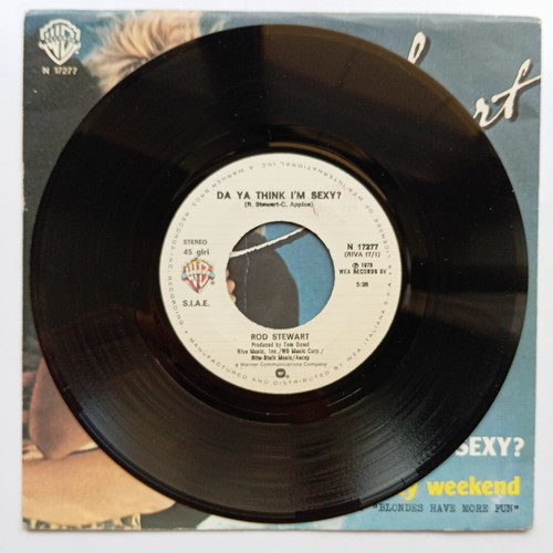 Rod Stewart – Da "Ya" Think I'm Sexy? 1978 45 Giri Prima Stampa - Foto 3 di 6