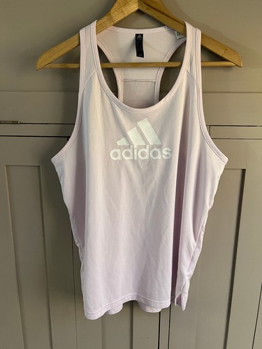 Adidas Essentials Aeroready Damen Sport/Fitness Tank | Pink/Weiß | Medium |