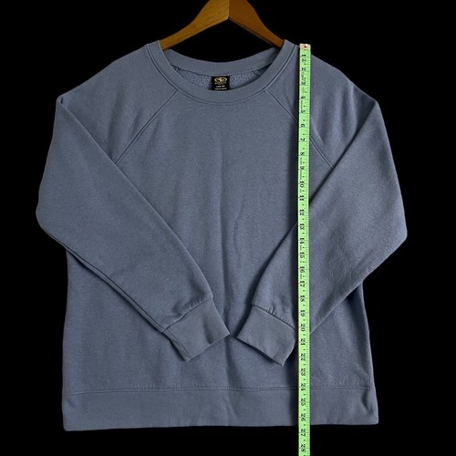 Athletic Women's  Winter  Purple solid Sweatshirt  Crew neck  Pullover SZ/ L - Picture 8 of 14