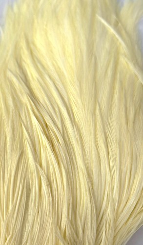 #1 LG Neck-Cape " Sulphud Yellow " Dry Fly Hackle for size #28 to #6 - Picture 3 of 4