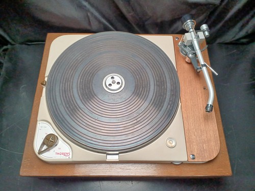 Thorens TD124 + SAEC WE-407/23 Tonarm mit Kabel gebraucht Japan