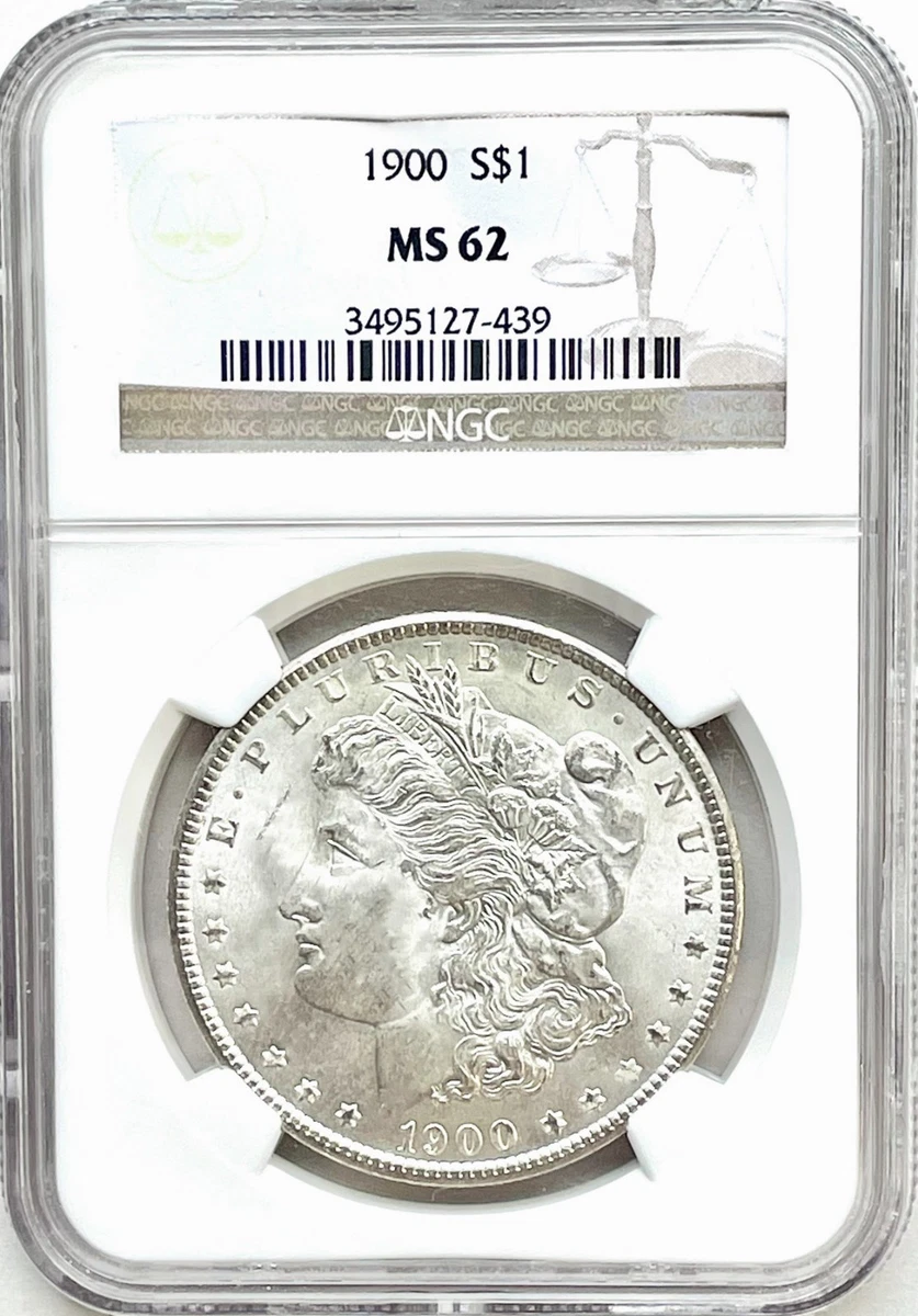 MS 62 Graded 1900 Year Morgan US Dollars (1878-1921) for sale | eBay