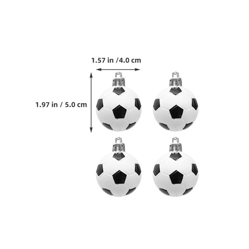  36 Pcs Mini Football Pendant Soccer Ornament Hanging Decorations - Picture 11 of 12