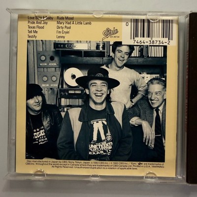Stevie Ray Vaughan & Double Trouble – Texas Flood CD 1983 Japan
