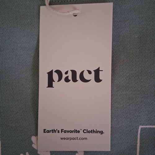 Felpa Pact donna varietà confezione grafica sciolta erba verde menta XL NUOVA CON ETICHETTE  - Foto 8 di 10